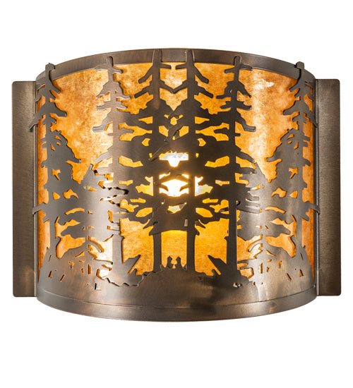 Meyda Tiffany 214575 One Light Wall Sconce, Antique Copper