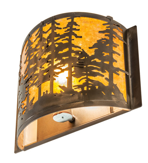 Meyda Tiffany 214575 One Light Wall Sconce, Antique Copper