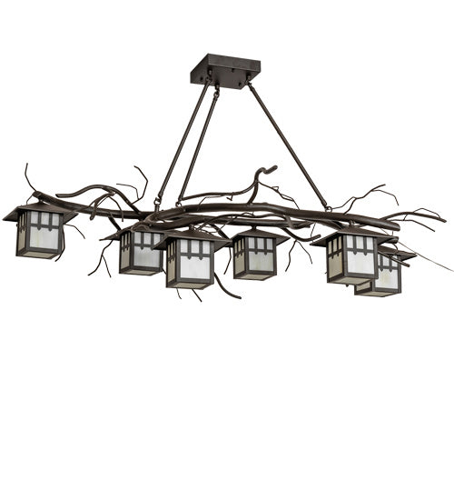 Meyda Tiffany 219670 Six Light Chandelier, Oil Rubbed Bronze
