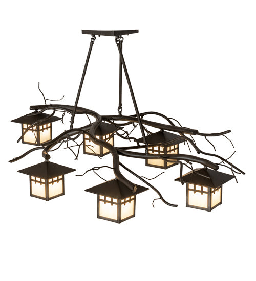 Meyda Tiffany 219670 Six Light Chandelier, Oil Rubbed Bronze