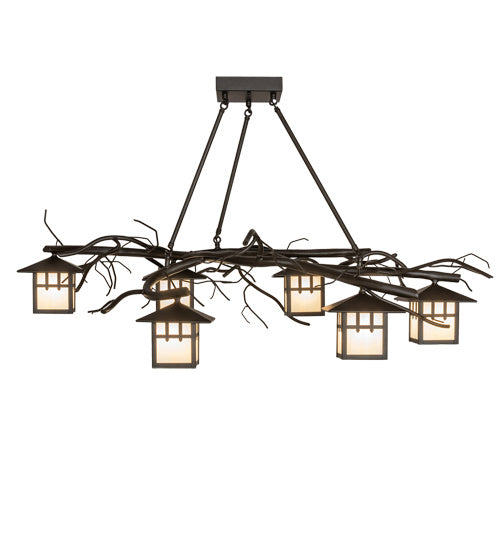 Meyda Tiffany 219670 Six Light Chandelier, Oil Rubbed Bronze