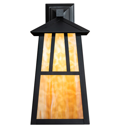 Meyda Tiffany 223780 One Light Wall Sconce, Craftsman Brown