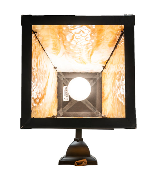 Meyda Tiffany 223780 One Light Wall Sconce, Craftsman Brown