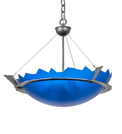 Meyda Tiffany 223842 Three Light Pendant, Pewter