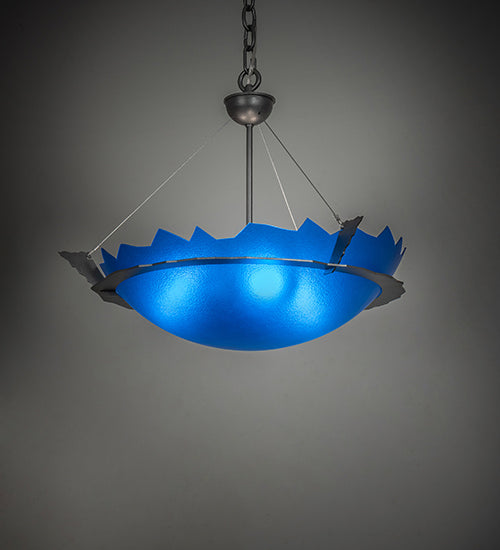 Meyda Tiffany 223842 Three Light Pendant, Pewter