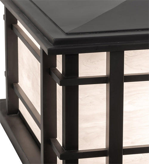 Meyda Tiffany 224147 Four Light Pier Mount, Craftsman Brown