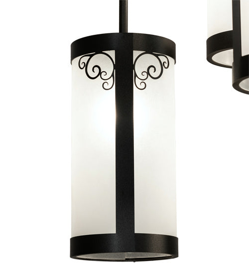 Meyda Tiffany 225670 Six Light Chandelier, Old Wrought Iron