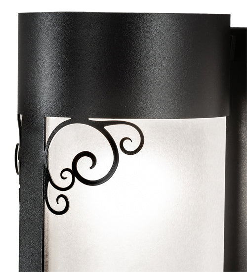 Meyda Tiffany 226040 One Light Wall Sconce, Old Wrought Iron