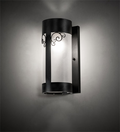 Meyda Tiffany 226040 One Light Wall Sconce, Old Wrought Iron
