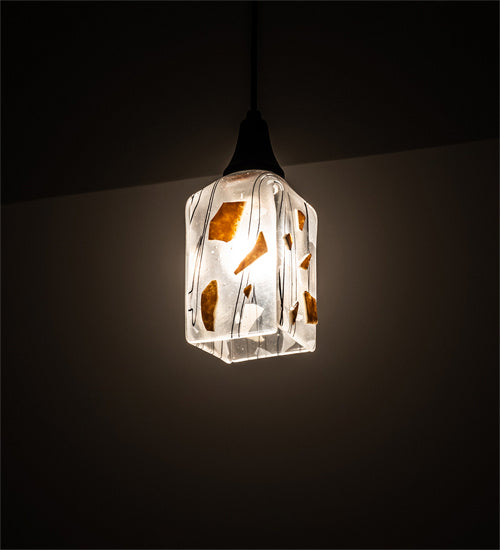 Meyda Tiffany 226314 One Light Mini Pendant, Textured Black