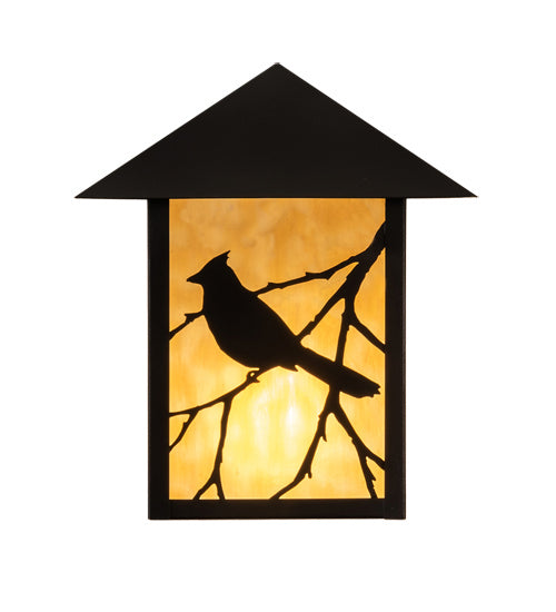 Meyda Tiffany 41861 One Light Wall Sconce, Craftsman Brown