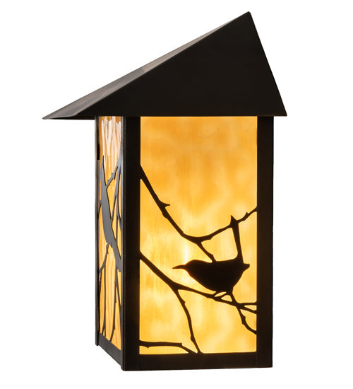 Meyda Tiffany 41861 One Light Wall Sconce, Craftsman Brown