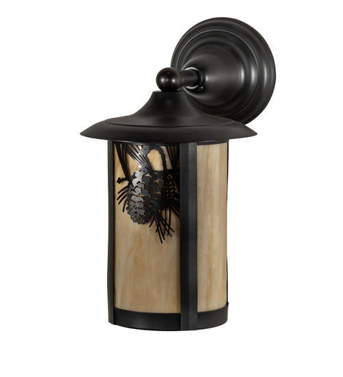 Meyda Tiffany 51637 One Light Wall Sconce, Craftsman Brown