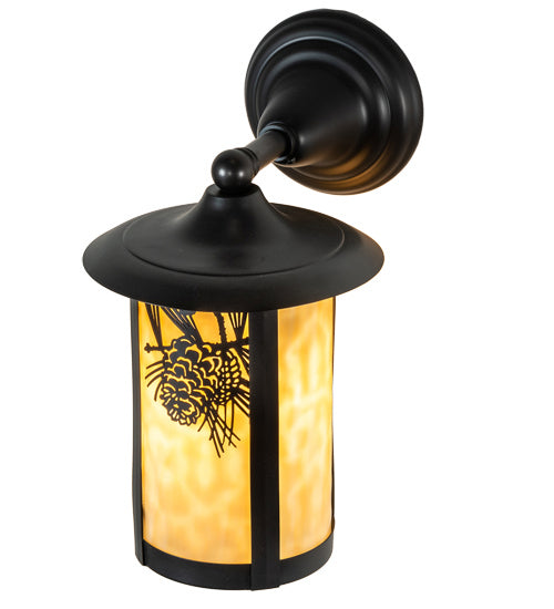 Meyda Tiffany 51637 One Light Wall Sconce, Craftsman Brown