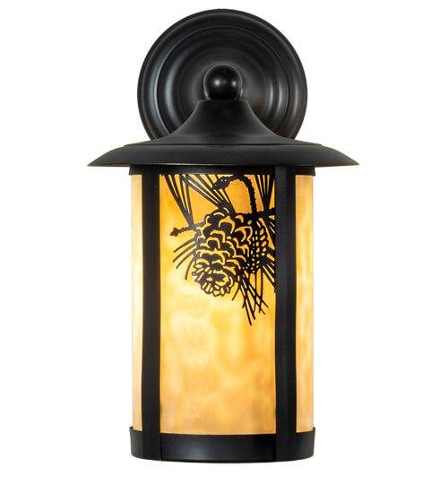 Meyda Tiffany 51637 One Light Wall Sconce, Craftsman Brown