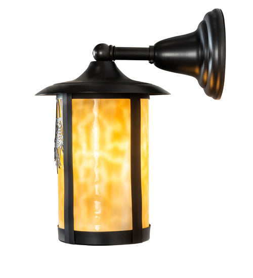 Meyda Tiffany 51637 One Light Wall Sconce, Craftsman Brown