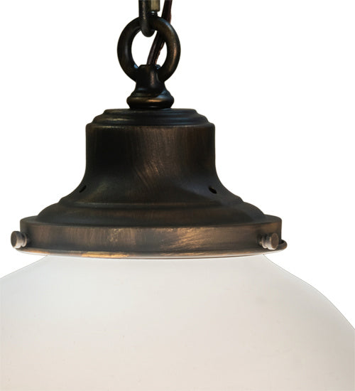 Meyda Tiffany 228548 One Light Pendant, Antique Brass