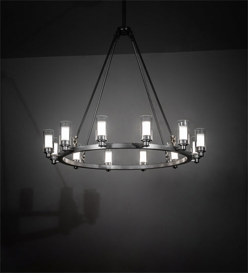 Meyda Tiffany 203297 LED Chandelier, Sparkle Silver