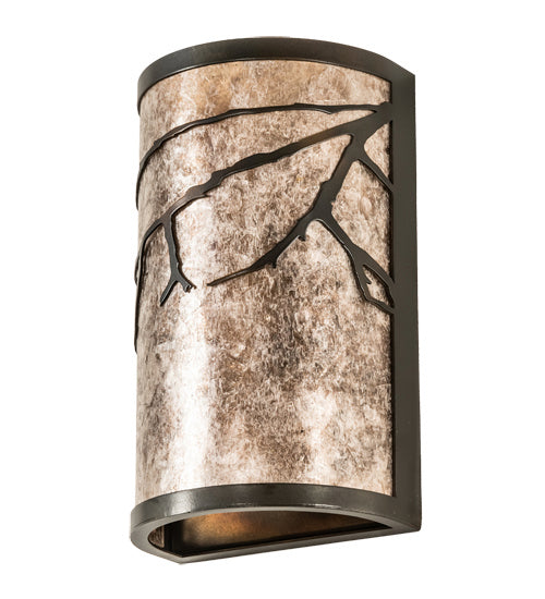Meyda Tiffany 225750 Two Light Wall Sconce, Dark Burnished Antique Copper