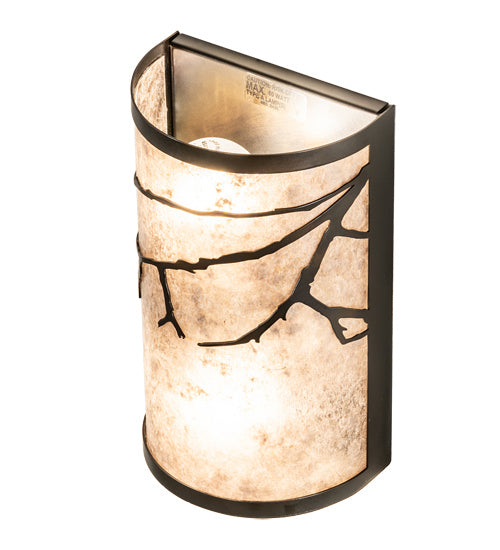 Meyda Tiffany 225750 Two Light Wall Sconce, Dark Burnished Antique Copper