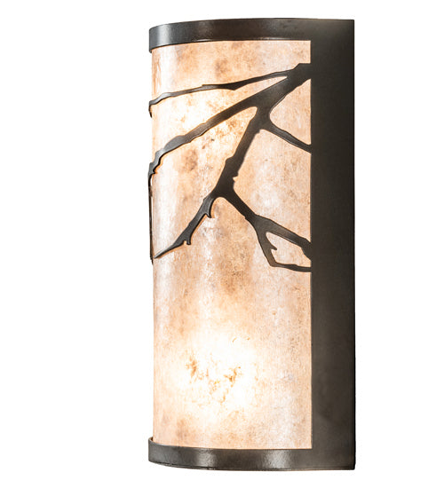 Meyda Tiffany 225750 Two Light Wall Sconce, Dark Burnished Antique Copper