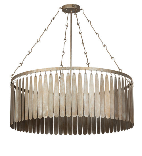 Meyda Tiffany 226179 Eight Light Chandelier, Antique Silver