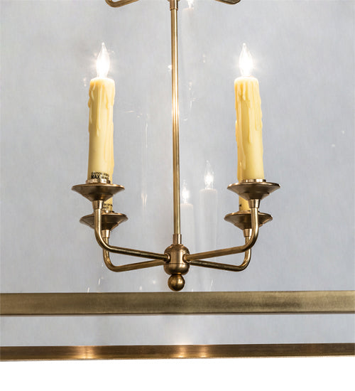 Meyda Tiffany 227464 Eight Light Pendant, Raw Brass