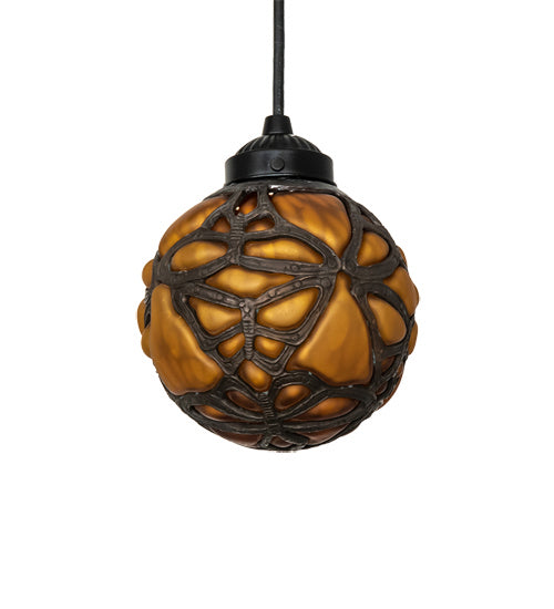 Meyda Tiffany 230028 One Light Pendant, Dark Bronze