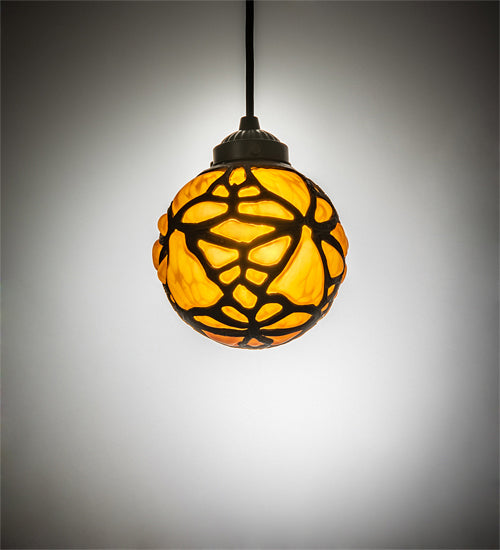 Meyda Tiffany 230028 One Light Pendant, Dark Bronze