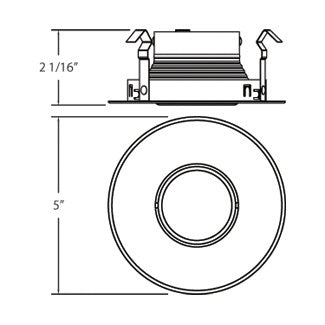 Eurofase 19159-04 Pinhole, Satin Nickel