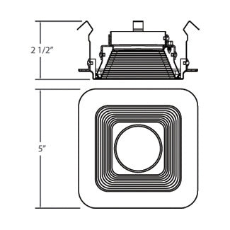 Eurofase 19164-46 Baffle, White