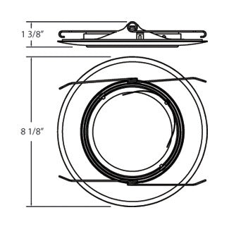 Eurofase 19327-05 Gimbal, Chrome