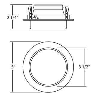 Eurofase 21780-57 Shower Dropped, White