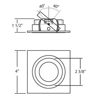Eurofase 22748-10 Regress, Aluminum