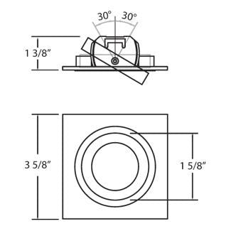 Eurofase 22750-10 Gimbal, Aluminum