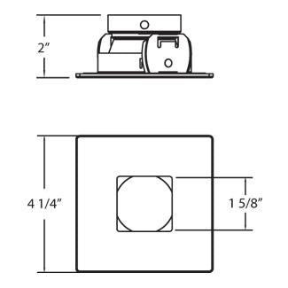 Eurofase 23287-04 Regress, Satin Nickel