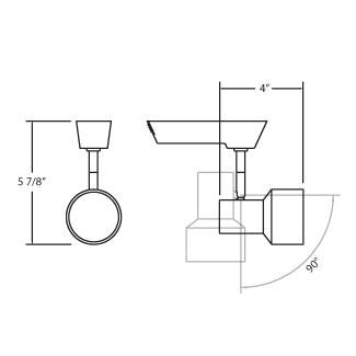 Eurofase 23409-026 Track Head, Black