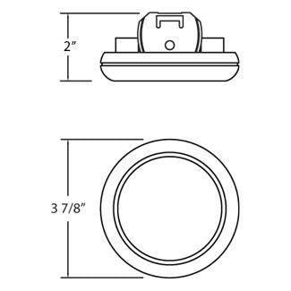 Eurofase 24808-101 Downlight, Satin Nickel