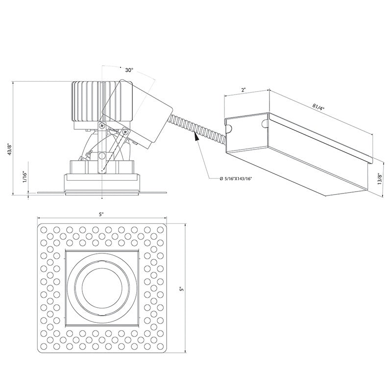 Eurofase 28718-30-017 One Light Gimbal, White