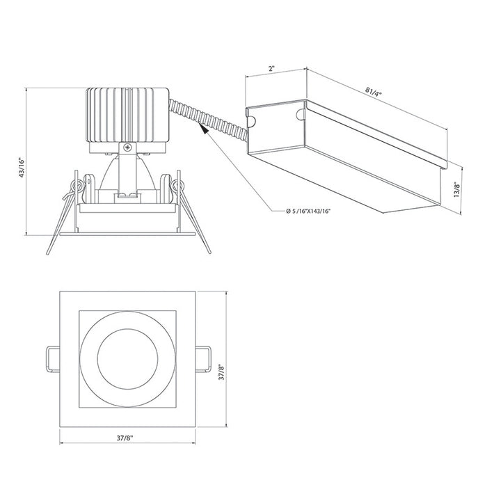 Eurofase 28721-30-017 One Light Downlight, White