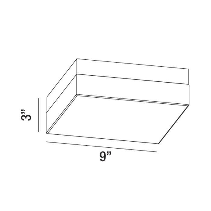 Eurofase 30154-018 LED Flush Mount, Chrome