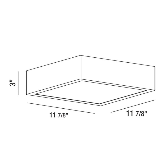 Eurofase 30160-019 LED Flush Mount, Chrome