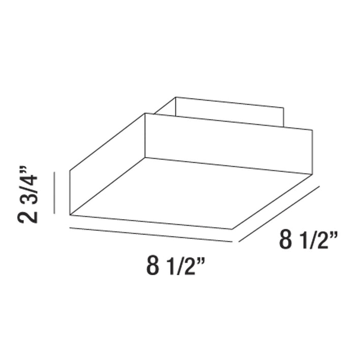 Eurofase 30170-018 LED Flush Mount, Satin Nickel