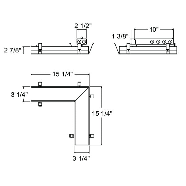 Eurofase 30346-017 L-Type Panel, White