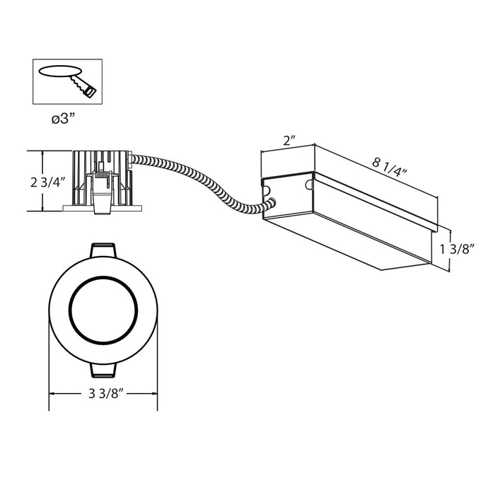 Eurofase 30351-011 LED Recessed, Frost