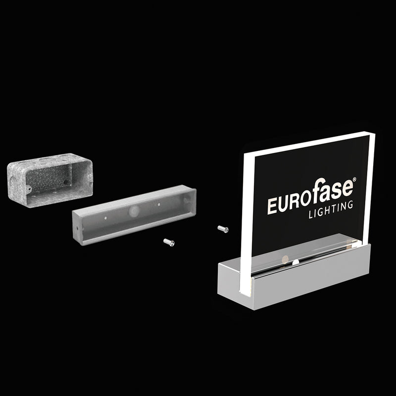 Eurofase 31436-014 LED Outdoor Lantern, Platinum