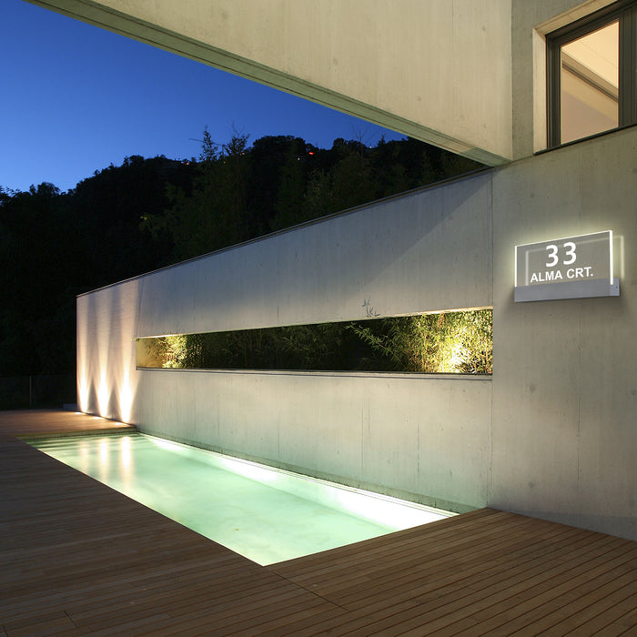 Eurofase 31437-011 LED Outdoor Lantern, Platinum