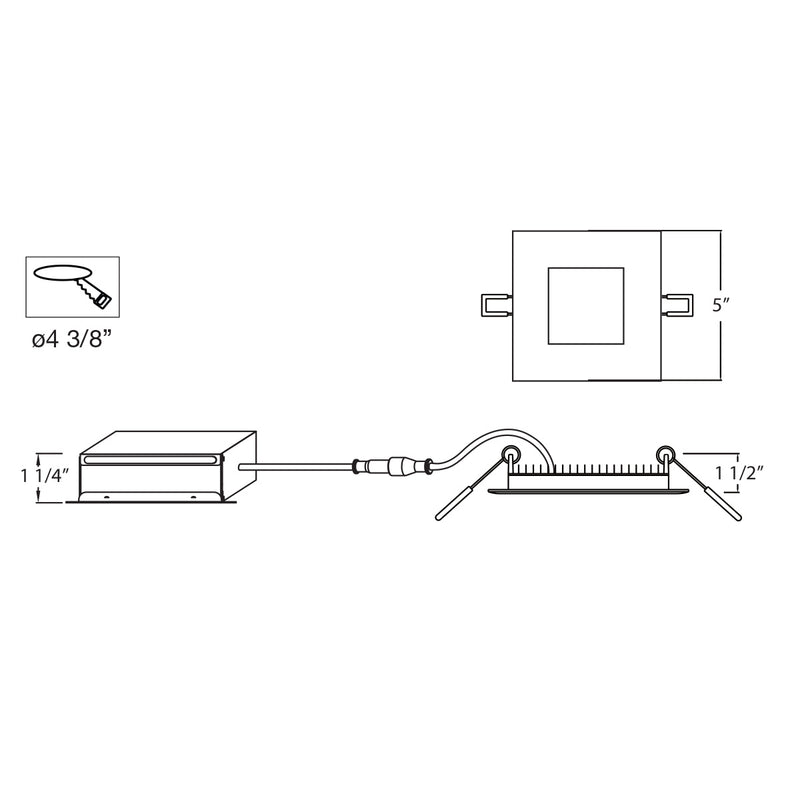 Eurofase 31488-020 LED Recessed, Black