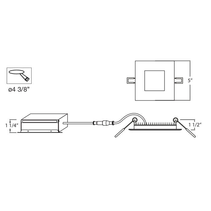 Eurofase 31488-020 LED Recessed, Black