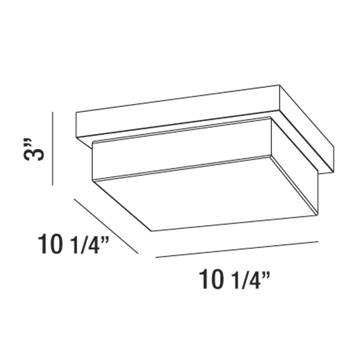 Eurofase 32672-015 LED Flush Mount, Chrome